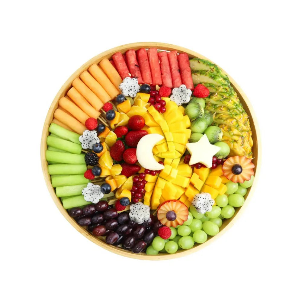 Festive Crescent & Star Fruit Tray