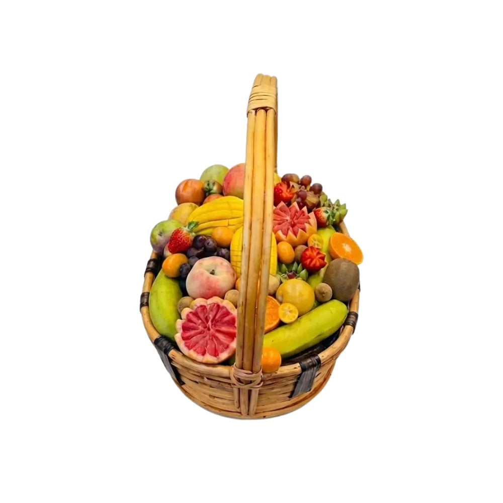 Rustic Tropical Harvest Basket