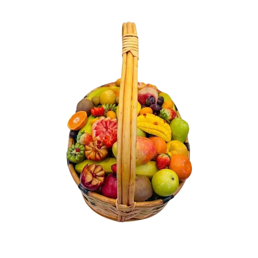 Rustic Tropical Harvest Basket