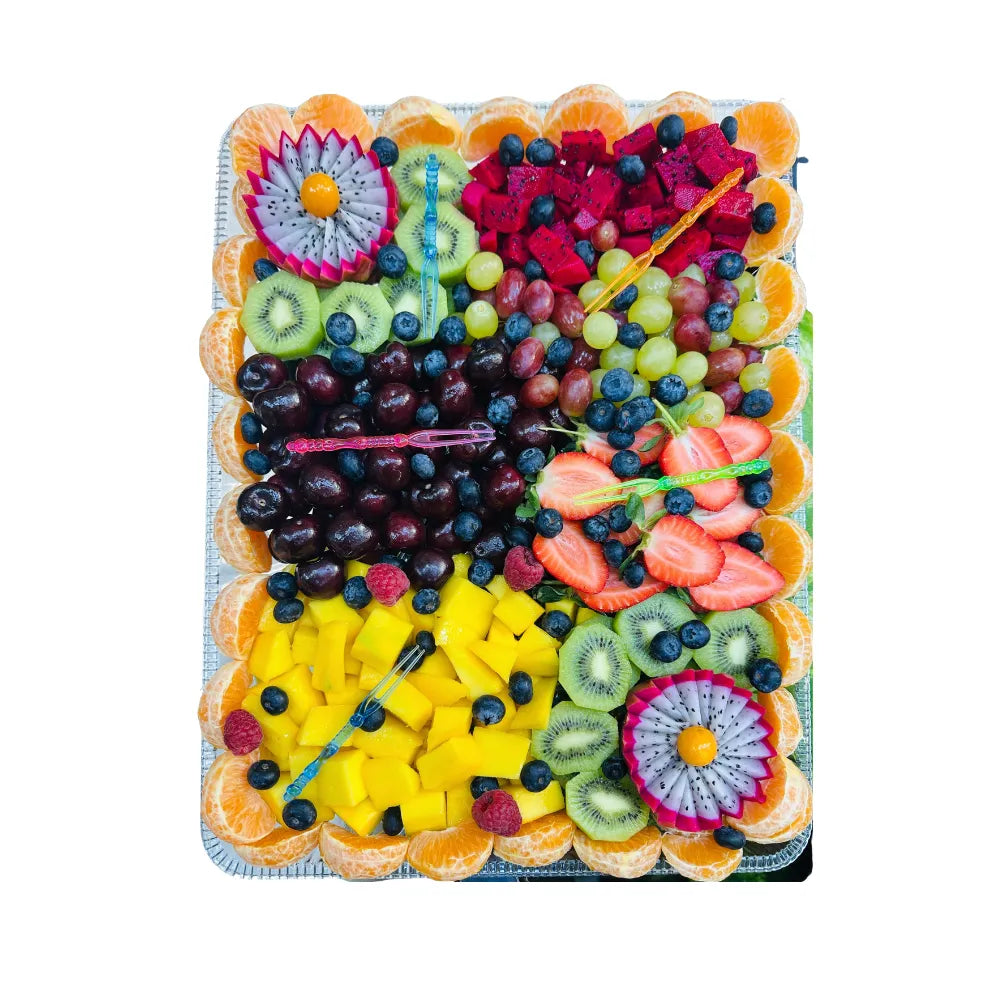 Elegant Ruby & Kiwi Tray